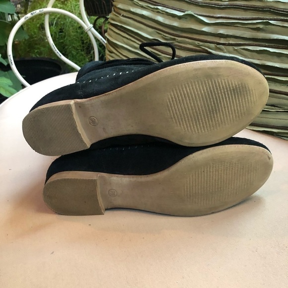 Steve Madden Lace Up Moccasin Boots Black Size 6 - Picture 9 of 9